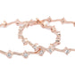Priyaasi Women Elegant American Diamond Rose Gold Bangles Set of 2 - Swadesiicart
