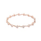 Priyaasi Women Elegant American Diamond Rose Gold Bangles Set of 2 - Swadesiicart