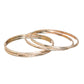 Priyaasi Women Classic Rose Gold-Polished Bangle Set of 4 - Swadesiicart