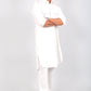 Bluesaanchi Men's Pathani White Color Kurta With Trouser Pant | Swadesiicart