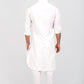 Bluesaanchi Men's Pathani White Color Kurta With Trouser Pant | Swadesiicart