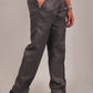 Bluebird Men's Dark Grey Formal Trousers | Swadesiicart