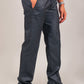 Bluebird Men's Dark Blue-Grey Formal Trousers | Swadesiicart