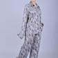 Bluebird Women's Printed Co-ord Set Grey - Swadesiicart