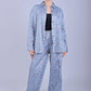 Bluebird Women's Printed Co-ord Set Rock Blue - Swadesiicart
