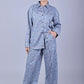 Bluebird Women's Printed Co-ord Set Rock Blue - Swadesiicart