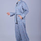 Bluebird Women's Printed Co-ord Set Rock Blue - Swadesiicart