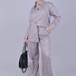 Bluebird Women's Printed Co-ord Set Lavender - Swadesiicart