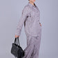 Bluebird Women's Printed Co-ord Set Lavender - Swadesiicart