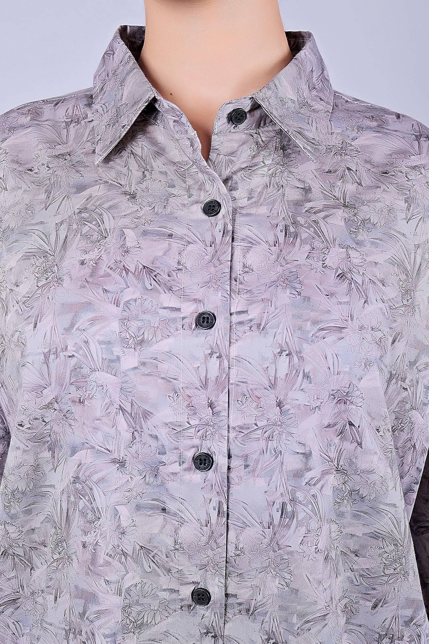 Bluebird Women's Printed Co-ord Set Lavender - Swadesiicart