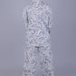 Bluebird Women's Printed Co-ord Set White Leaf - Swadesiicart