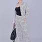 Bluebird Women's Printed Co-ord Set Black and White - Swadesiicart