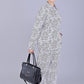 Bluebird Women's Printed Co-ord Set Black and White - Swadesiicart