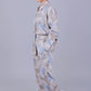 Bluebird Women's Printed Co-ord Set Grey - Swadesiicart
