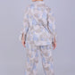 Bluebird Women's Printed Co-ord Set Grey - Swadesiicart