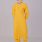 Bluesaanchi Women's Yellow Kurti With Trouser Pajama Set | Swadesiicart