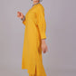 Bluesaanchi Women's Yellow Kurti With Trouser Pajama Set | Swadesiicart