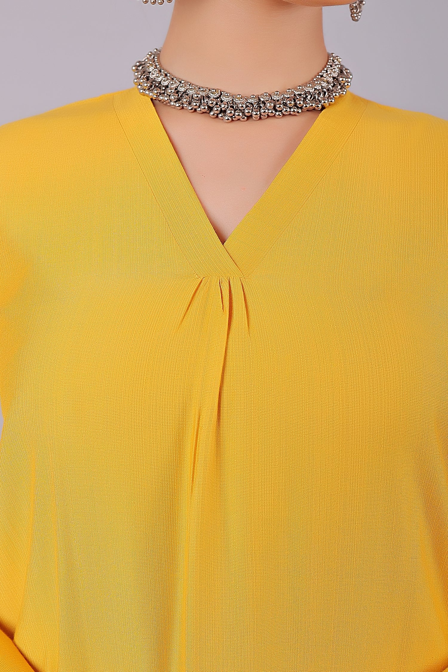 Bluesaanchi Women's Yellow Kurti With Trouser Pajama Set | Swadesiicart