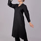Bluesaanchi Women's Black Kurti With Trouser Pajama Set | Swadesiicart