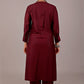 Bluesaanchi Women's Maroon Kurti With Trouser Pajama Set | Swadesiicart