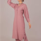 Bluesaanchi Women's Rosewater Kurti With Trouser Pajama Set | Swadesiicart