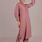Bluesaanchi Women's Rosewater Kurti With Trouser Pajama Set | Swadesiicart