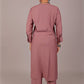 Bluesaanchi Women's Rosewater Kurti With Trouser Pajama Set | Swadesiicart