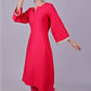 Bluesaanchi Women's Hot Pink Kurti Pajama Set | Swadesiicart