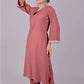 Bluesaanchi Women's Mauve Kurti Pajama Set | Swadesiicart