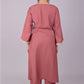 Bluesaanchi Women's Mauve Kurti Pajama Set | Swadesiicart