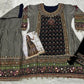 Anaita Black Heavy Crepe Silk Ready Made Suit with Multi Digital Printed & Aari Work