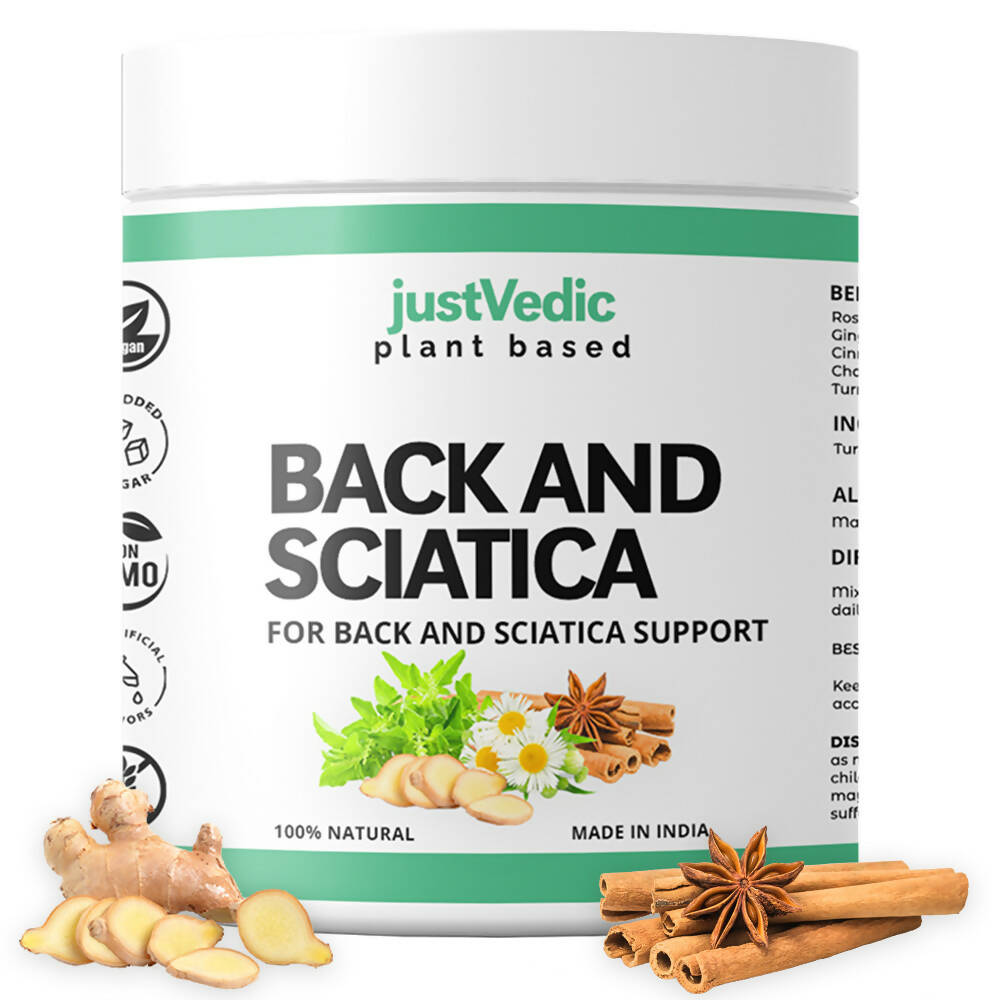 Just Vedic Back And Sciatica Support Drink Mix - Teacurry