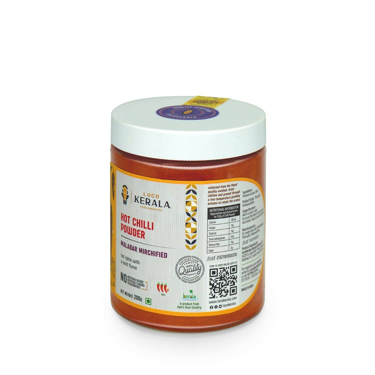 LocoKerala Malabar Mirchified Hot Chilli Powder - Swadesiicart