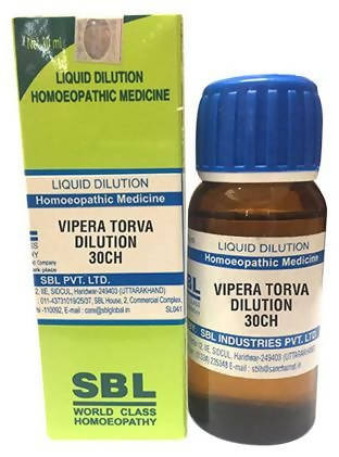 SBL Homeopathy Vipera Torva Dilution | Swadesiicart