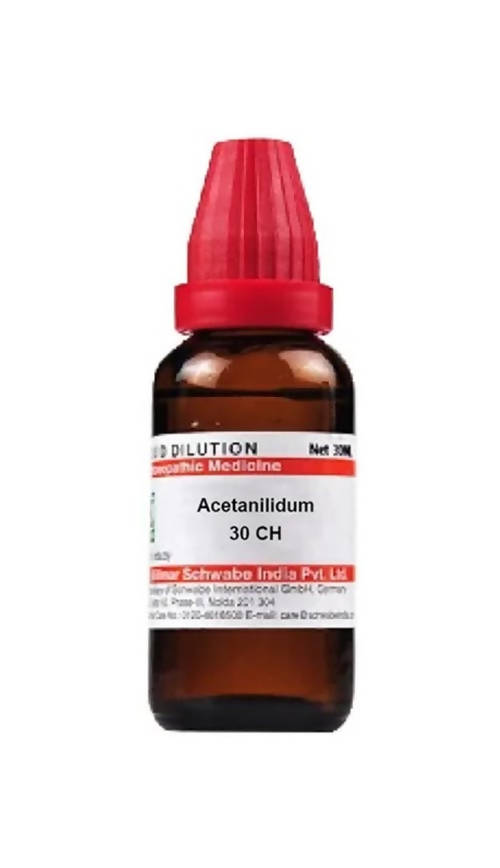 Dr. Willmar Schwabe India Acetanilidum Dilution | Swadesiicart