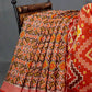Shades of Mehendi Green Patola Print Semi Chanderi Saree By Gayathri Reddy Designer Studio | Swadesiicart