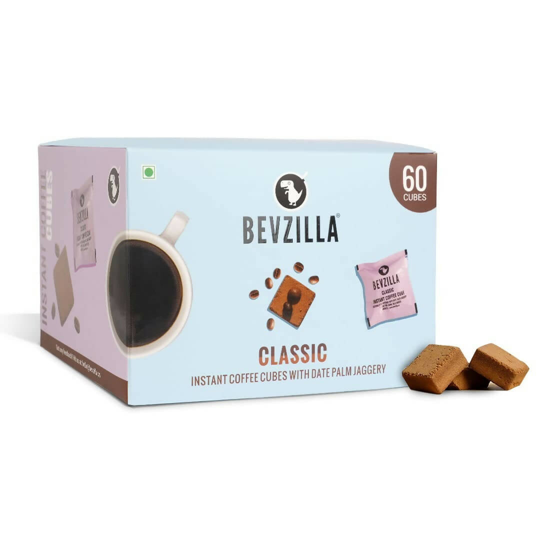 Bevzilla Instant Coffee Cubes Pack with Organic Date Palm Jaggery - Classic | Swadesiicart