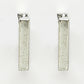 NVR Men's Silver-Plated Geometric Shape Stainless Steel Hoop Earrings - Swadesiicart