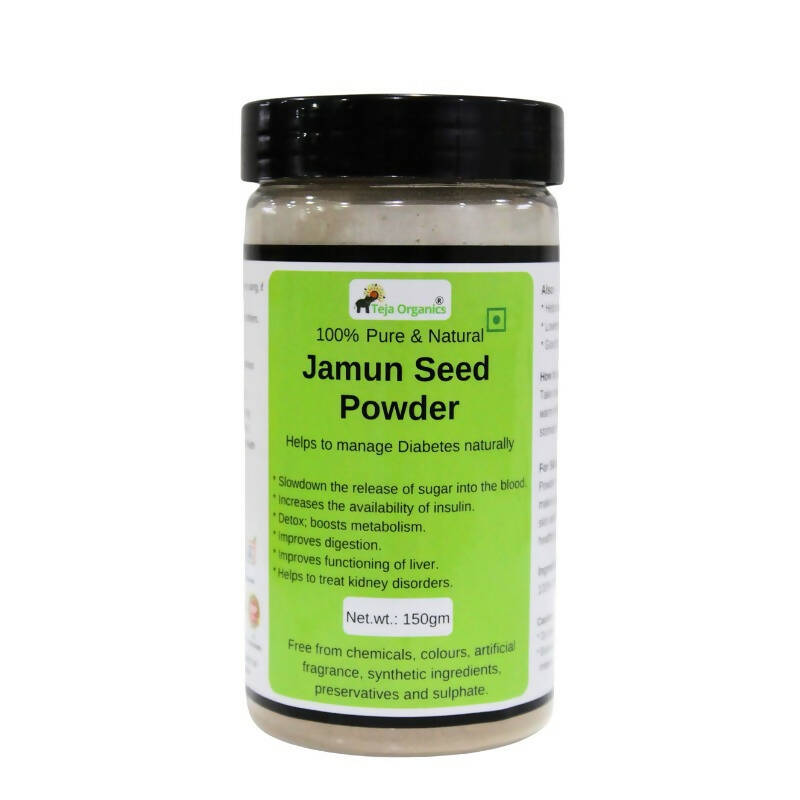 Teja Organics Jamun Seed Powder | Swadesiicart