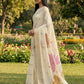 Shree Shyam Fashion White Linen Cotton Saree
