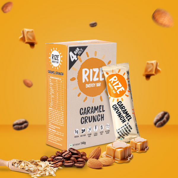 Rize Energy Bar Caramel Crunch | Swadesiicart