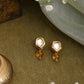 Ruby Raang Yellow Citrine Kundan Studs | Swadesiicart
