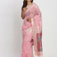 Shree Shyam Fashion Linen Cotton Light Pink Saree