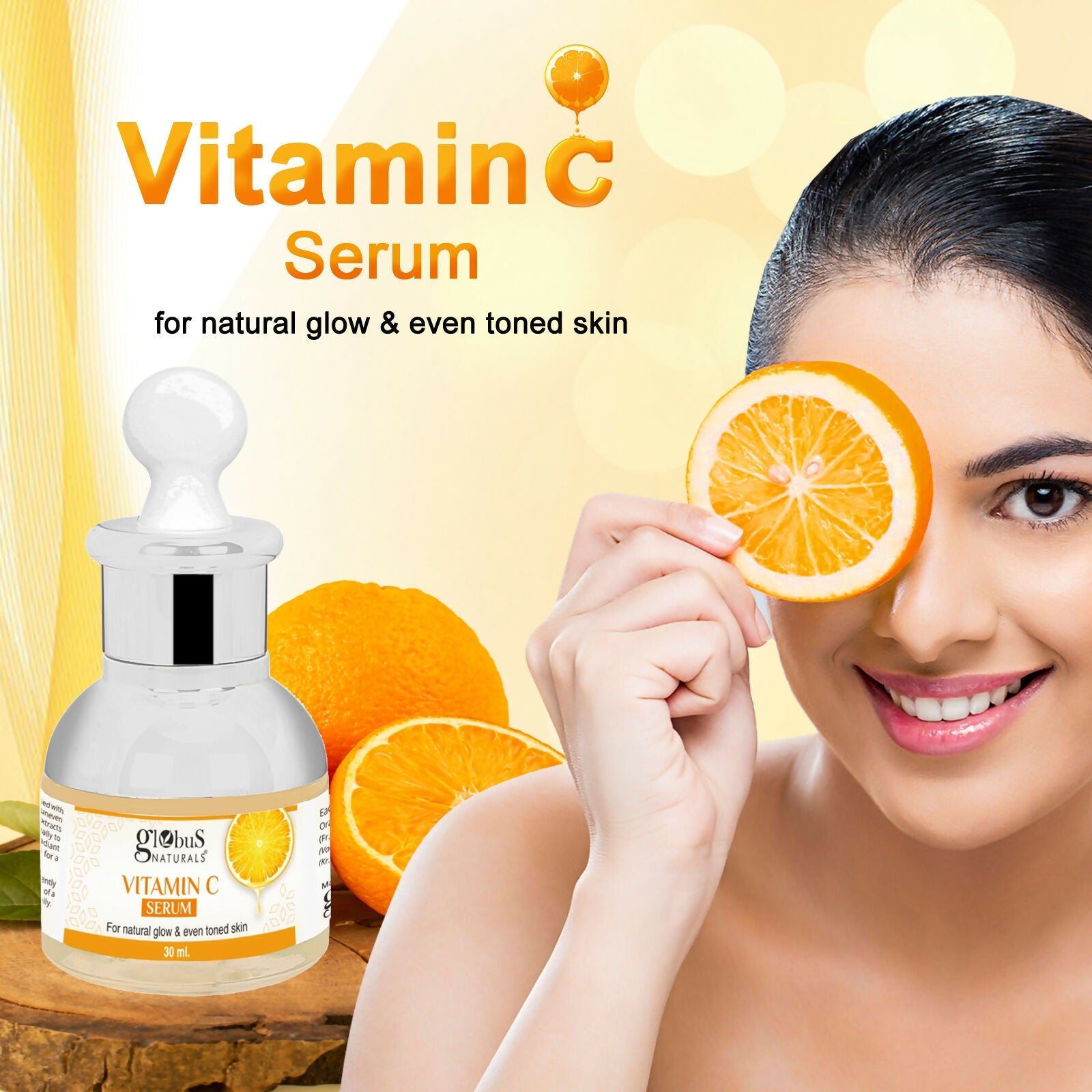 Globus Naturals Vitamin C Face Serum | Swadesiicart