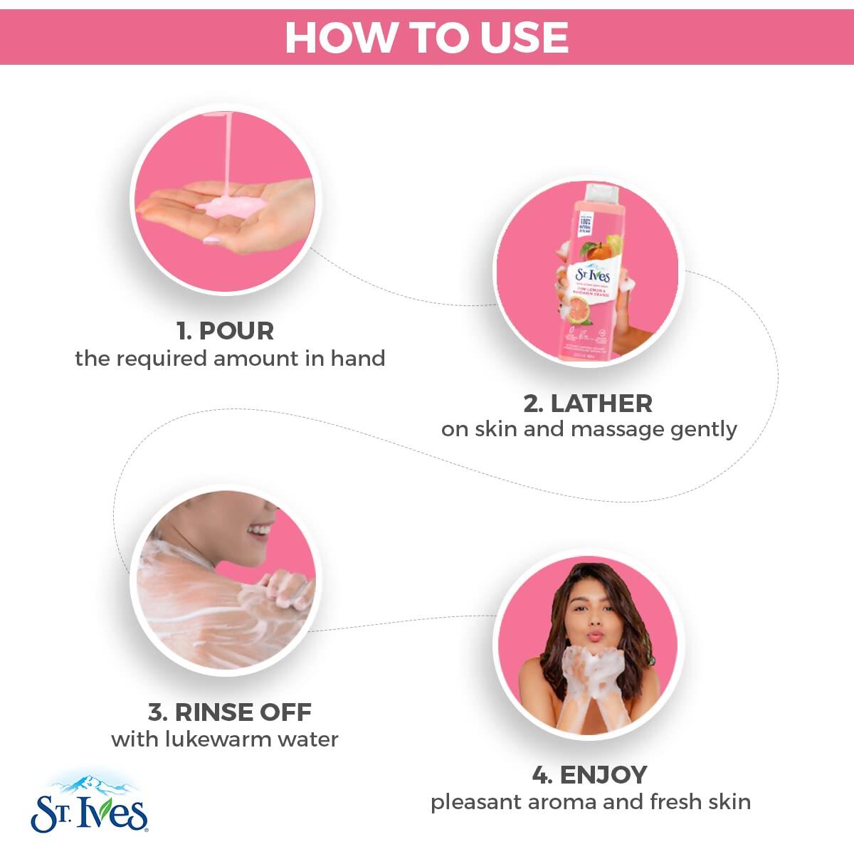 St. Ives Exfoliating Body Wash - Swadesiicart