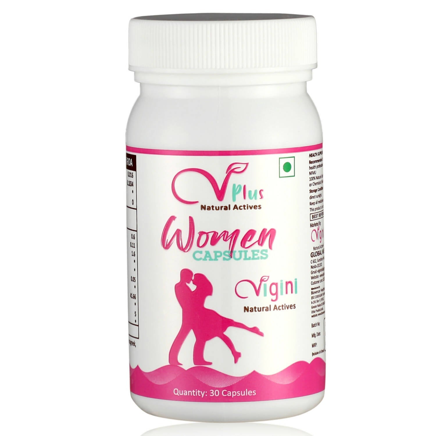 Vigini Natural Actives Performance Women Capsules | Swadesiicart