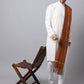 Even Apparels White Pure Cotton Men's Kurta With Side Placket | Swadesiicart
