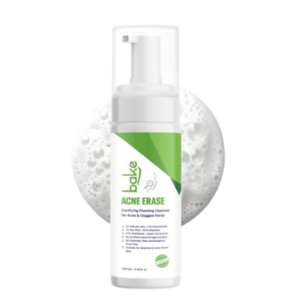 Bake Acne Erase Foaming Face Wash | Swadesiicart