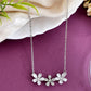 VOJ Women Beads Stainless Steel Sliver-Plated Chain with Star-Shape Pendant - Swadesiicart