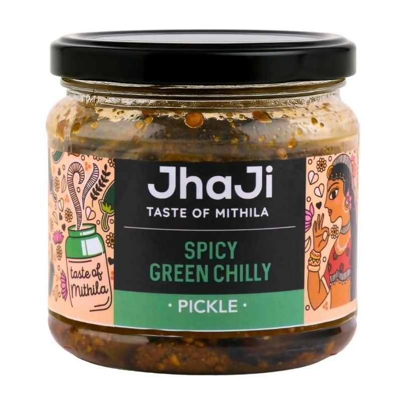 Jhaji Store's Spicy Green Chilli Pickle | Swadesiicart